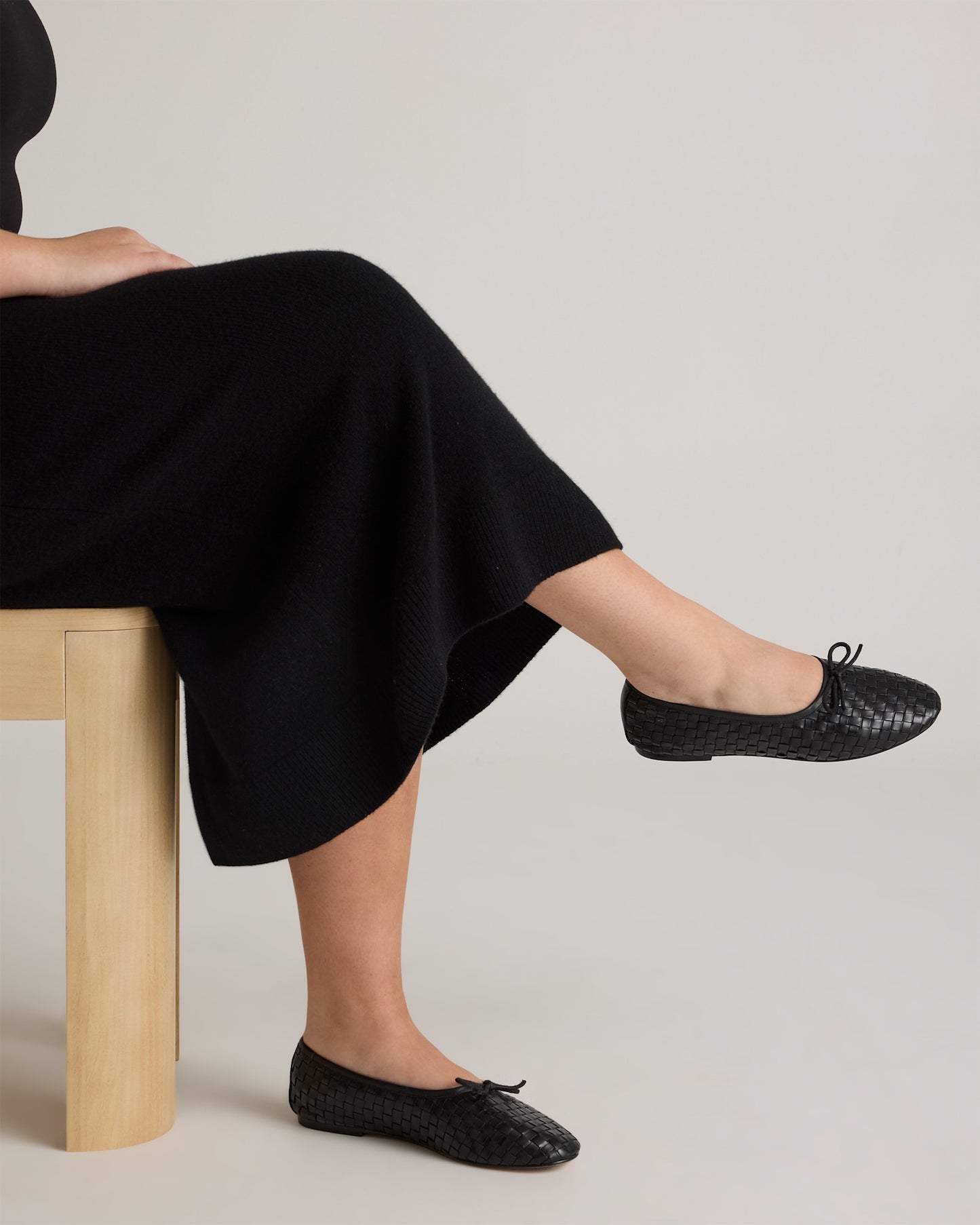 Italian Leather Handwoven Ballet Flat Shoes